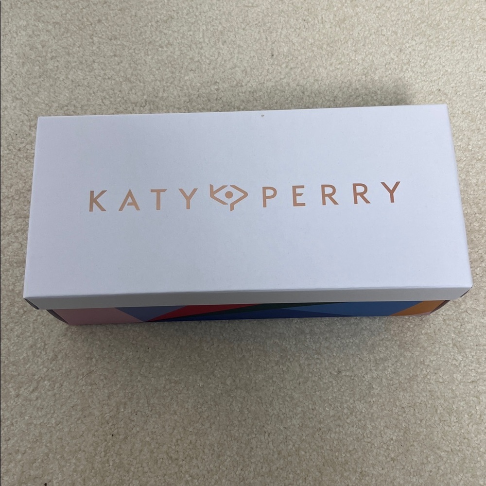 NEW Katy Perry Size 6.5 The Evie Mary Jane Shoe In Gold Metallic Glass Glamorous - Picture 5 of 8